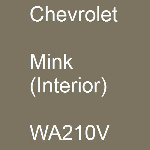 Chevrolet, Mink (Interior), WA210V.